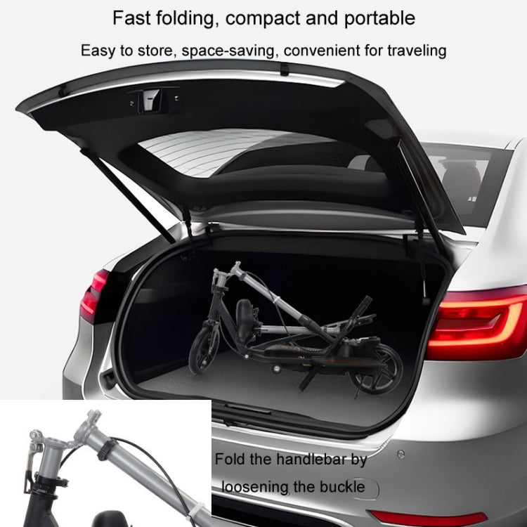 Adult Scooter Two-wheel Mobility Scooter Double Wing Pedal Bike, Model: Standard Silver