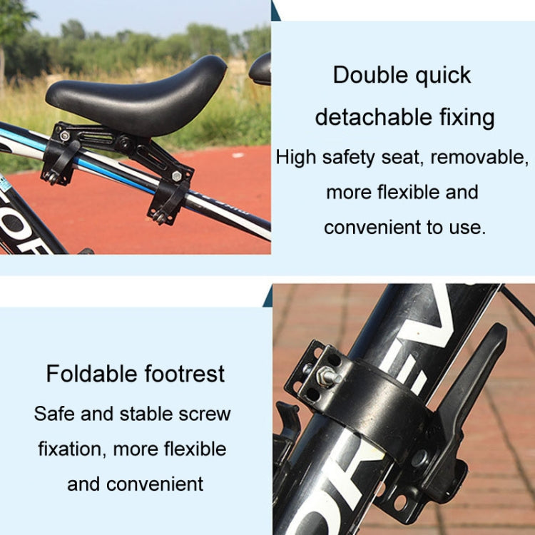3pcs /Set Bicycle Front Mounted Child Seat Kit Mountain Bike Baby Safety Seat