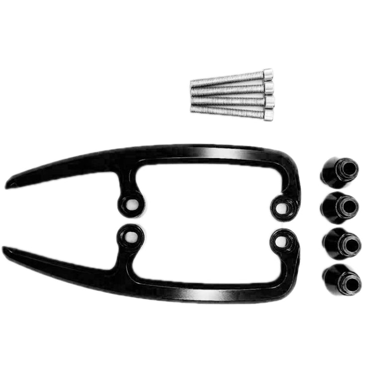 For Kawasaki Z650 2017-2018 Motorcycle Rear Seat Armrest Pull Bow(Black)