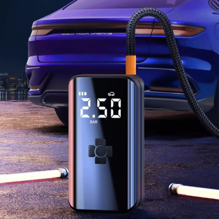 Car Inflatable Pump Portable Mini Car Tire High Power High Pressure Inflatable Pump, Specification: Wired