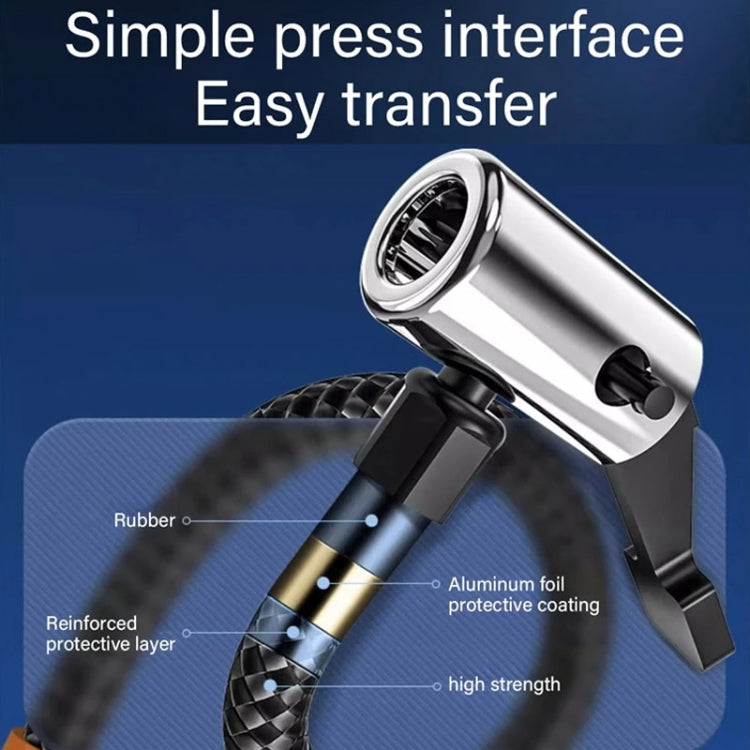 Car Inflatable Pump Portable Mini Car Tire High Power High Pressure Inflatable Pump, Specification: Wired