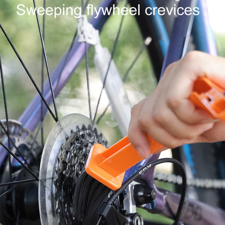 CYLION Bicycle Multifunctional Chain Washer Mountain Bike Maintenance Tools Accessories, Style: Set One