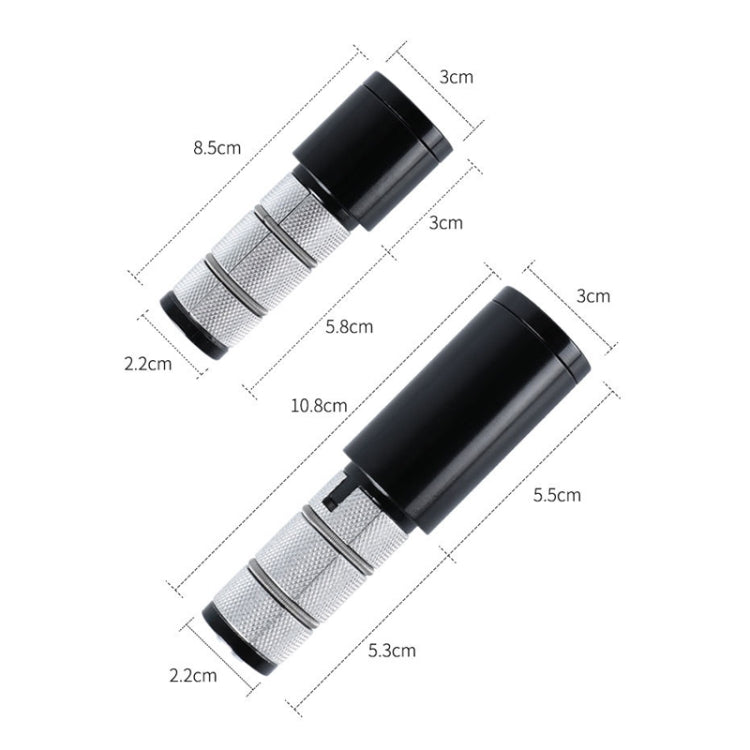 Bicycle Hidden Handlebar Lifter Mountain Bike Handlebar Riser Fork Tap, Style: Short