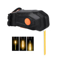 Bicycle Flowing Warning Tail Light Mountain Bike Night Riding Safety Indicator Light(Yellow Light)