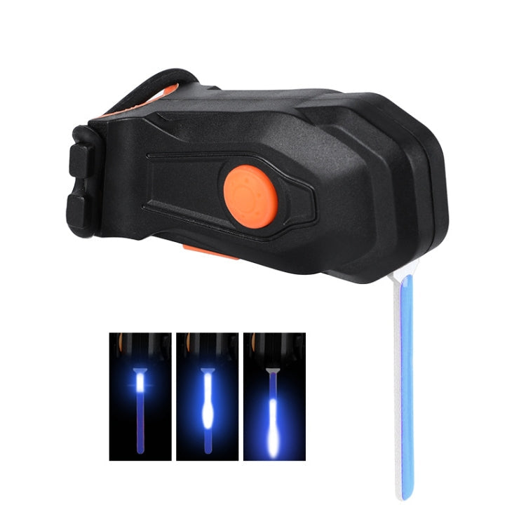 Bicycle Flowing Warning Tail Light Mountain Bike Night Riding Safety Indicator Light(Blue Light)