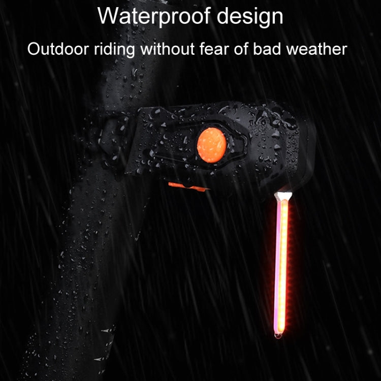 Bicycle Flowing Warning Tail Light Mountain Bike Night Riding Safety Indicator Light(Red Light)