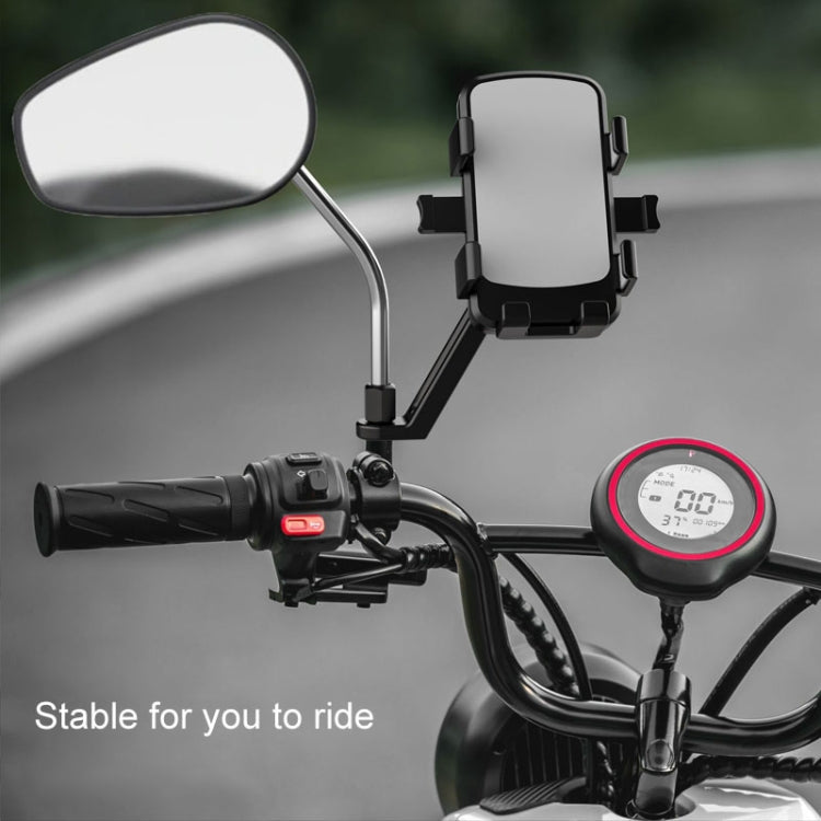 Mountain Road Bike Phone Holder Motorcycle Aluminum Alloy Riding Navigation Bracket, Model: Handlebar Model