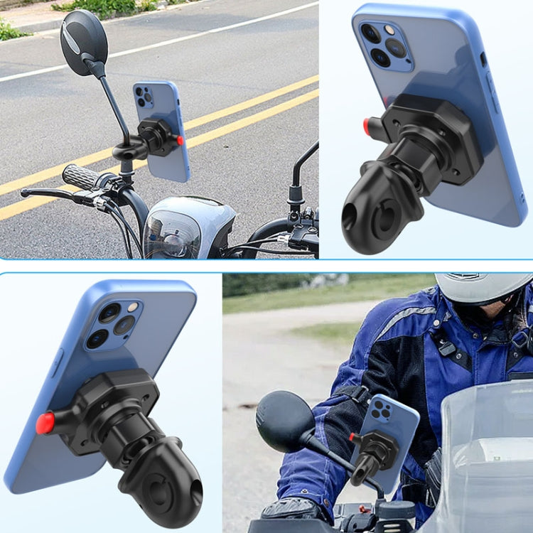 146G Bicycle Motorcycle Cell Phone Holder Rearview Mirror Handlebar Outdoor Riding Navigation Holder