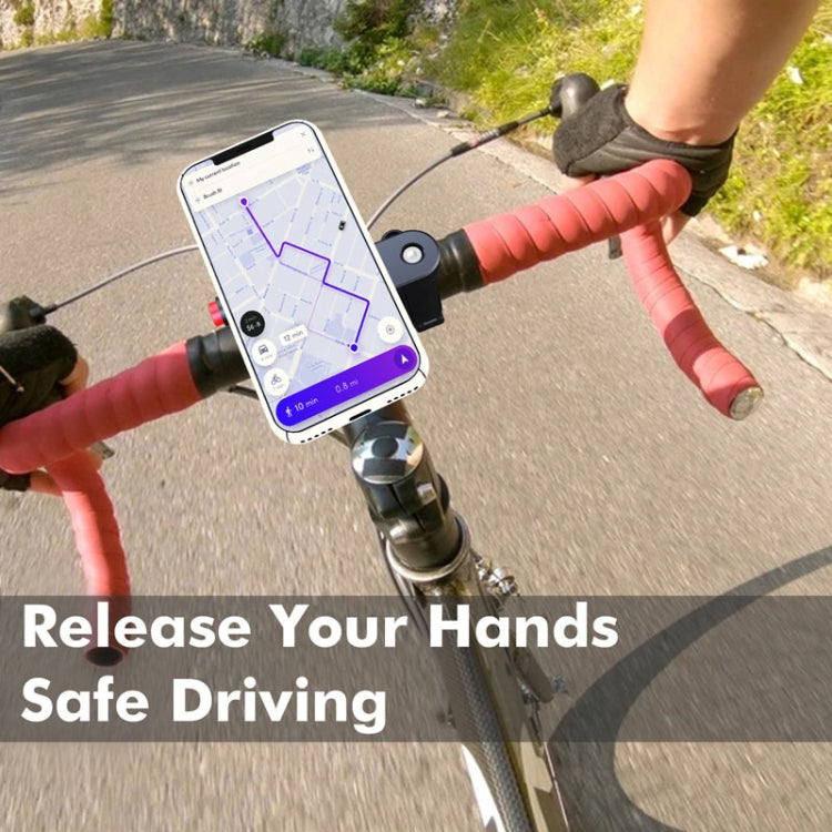 146A Bicycle Motorcycle Cell Phone Holder Rearview Mirror Handlebar Outdoor Riding Navigation Holder