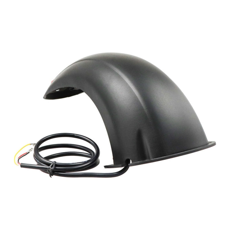 AIMITE For 10 Inch KUGOO M4 Electric Scooter Rear Fender Accessories With Tail Light(Black)