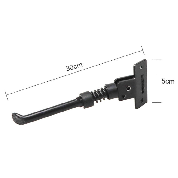 AIMITE For 10 Inch KUGOO M4 Electric Scooter Metal Foot Support Bracket Parking Kickstand(Black)