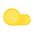 For KUGOO M4 AIMITE Scooter Dashboard Silicone Protective Case(Yellow)