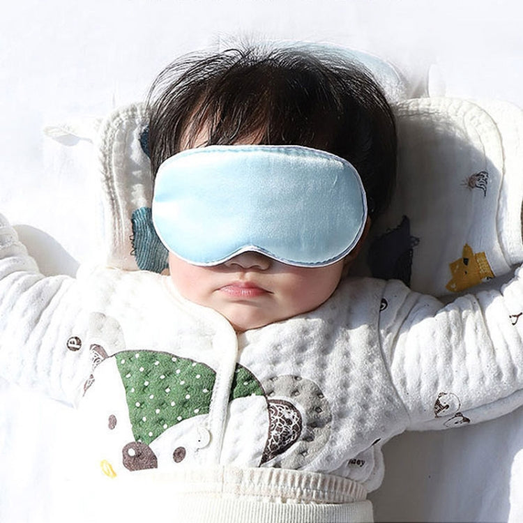 Baby Blackout Sun Eyeshade Baby UV Silk Mask(Blue)