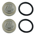 2pairs Motorcycle Electric Vnehicle Disc Brake Upper Pump Oil Mirror(12mm)