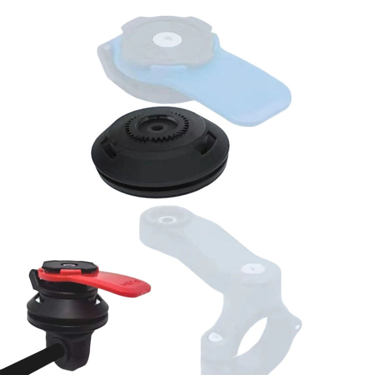 Bicycle Motorcycle Riding Cell Phone Holder Shock Absorber Vibration Filter Buffer(Black)