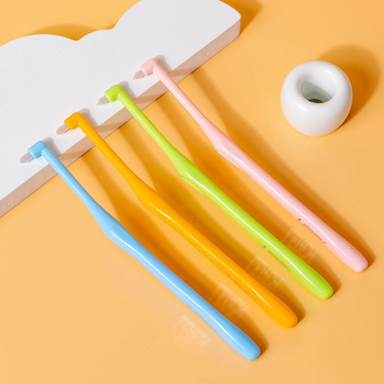 LERCH 2 In 1 Pointed + Rounded Orthodontic Teeth Cleaning Brush Pet Dental Crevice Brush(Color Random Delivery)