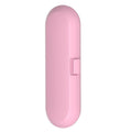 3 PCS Universal Sonic Electric Toothbrush Travel Portable Storage Box(Pink)