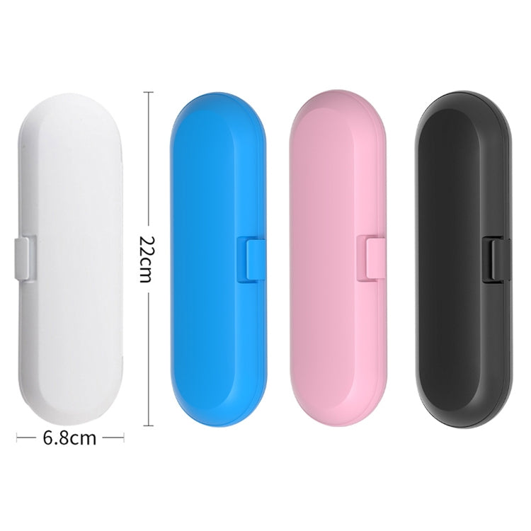 3 PCS Universal Sonic Electric Toothbrush Travel Portable Storage Box(Black)