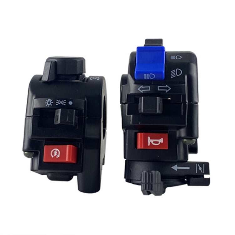 For QJ Storm Taizi 150 Motorcycle Left And Right Handlebar Switch Assembly(Black)