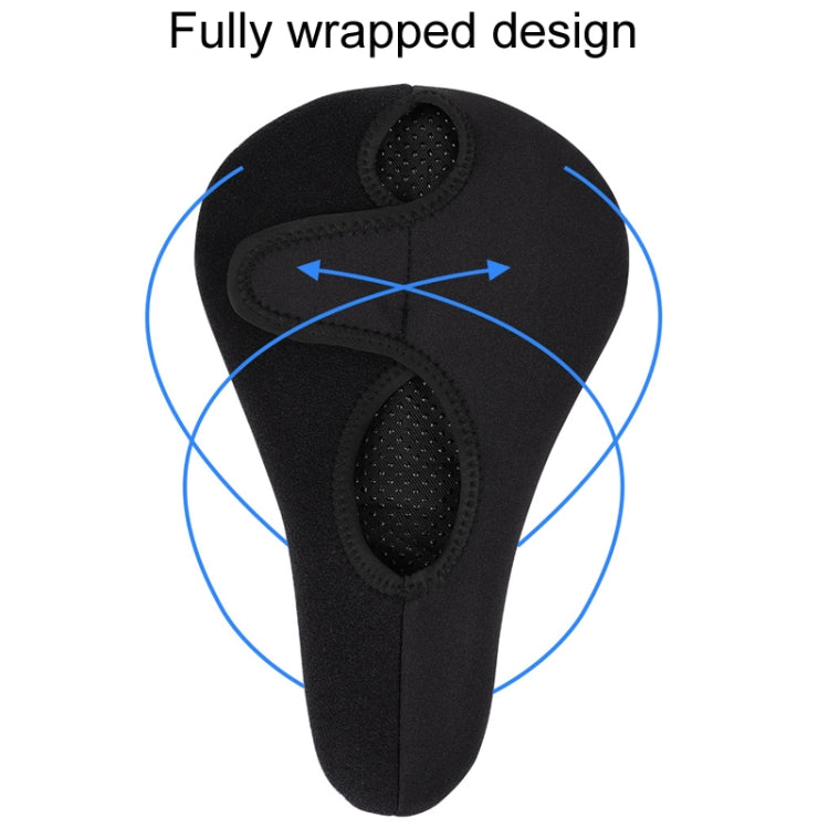 ESLNF Mountain Bike Saddle Cover Cycling Shock Absorbing Saddle Gear, Style: Round Logo