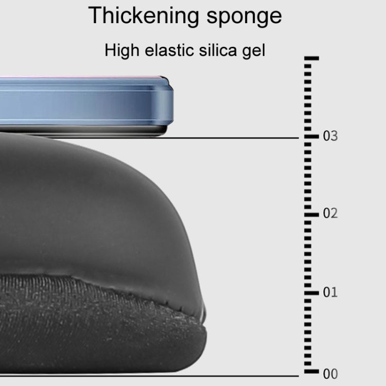 ESLNF Mountain Bike Saddle Cover Cycling Shock Absorbing Saddle Gear, Style: Round Logo