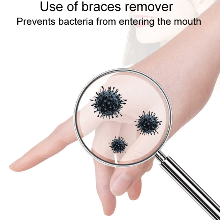 Fawnmum Braces Remover Invisible Orthodontic Removal Hook(White)