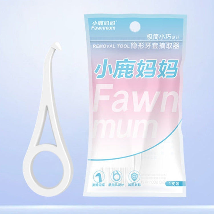Fawnmum Braces Remover Invisible Orthodontic Removal Hook(White)