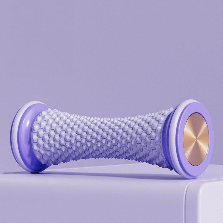 Plantar Fascia Wheel Foot Massager Yoga Roller Arch Trainer(Purple)