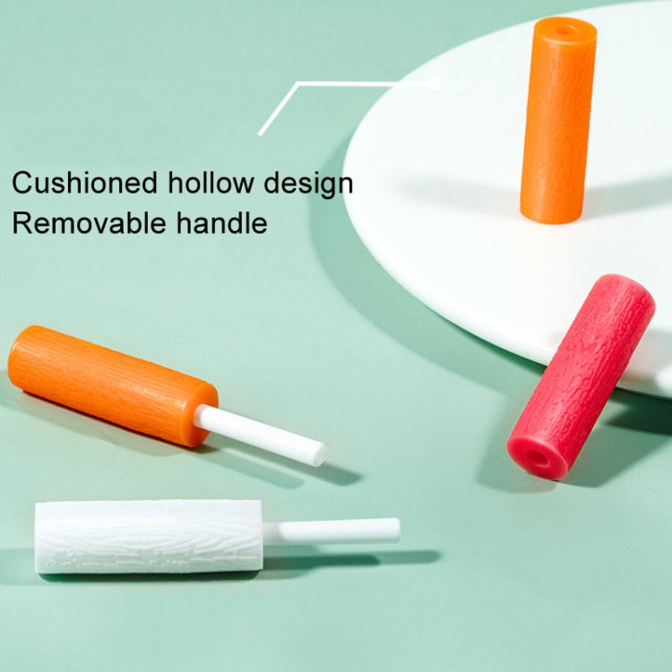 Fawnmum 2pcs /Box Handheld Hollow Cylinder Orthodontic Bite Sticks(Original Flavor)