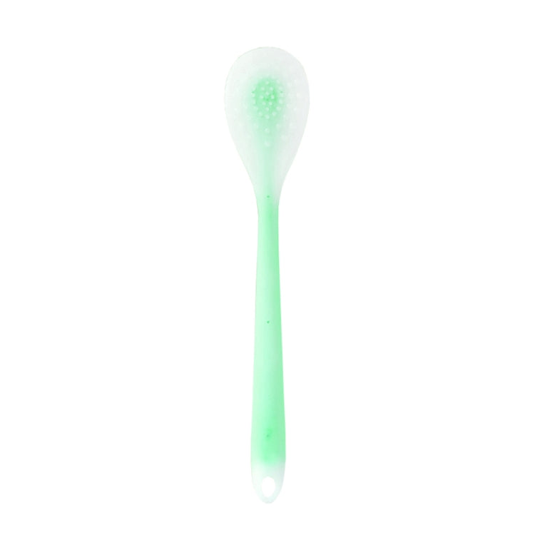 Meridian Points Gua Sha Patting Board Silicone Palm Massage Whacker, Style: Green 32cm