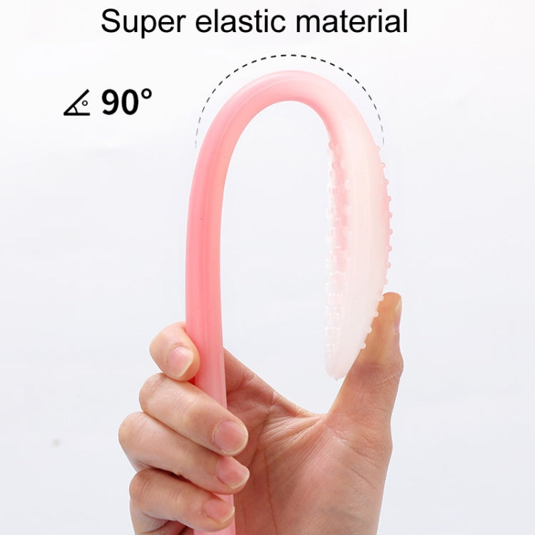Meridian Points Gua Sha Patting Board Silicone Palm Massage Whacker, Style: Blue 32cm