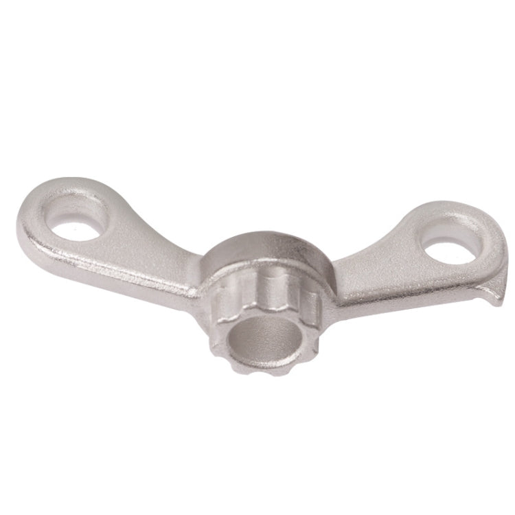 Bicycle Crank Assembly Puller Crank Removal and Adjustment Tool(银色)