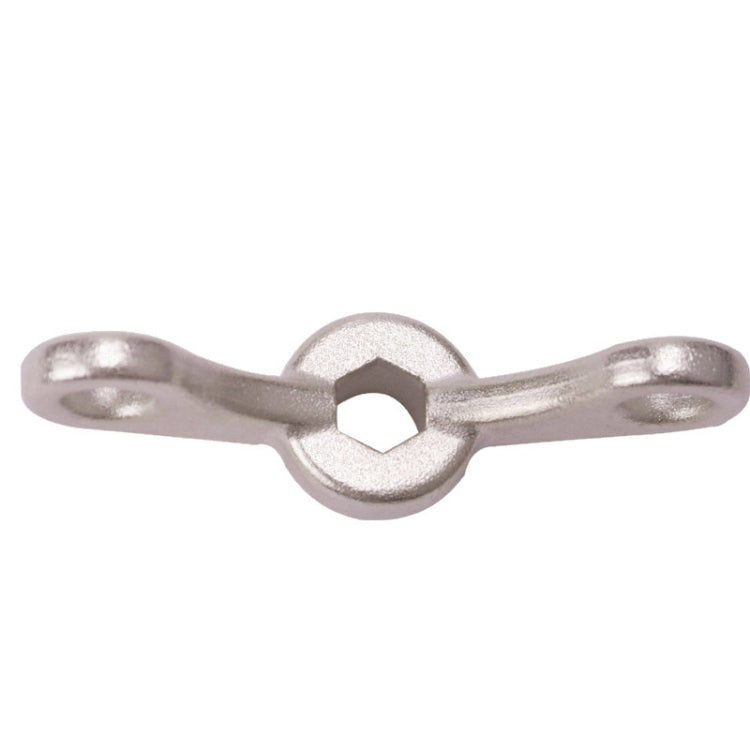Bicycle Crank Assembly Puller Crank Removal and Adjustment Tool(银色)