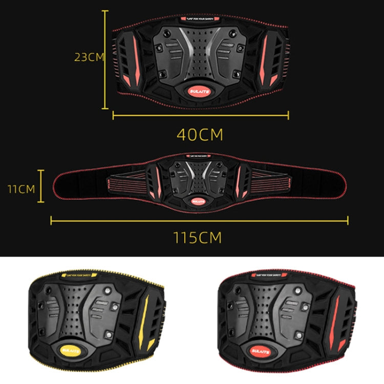 SULAITE Motorcycle Riding Breathable Anti-Fall Belt, Color: Yellow L/XL