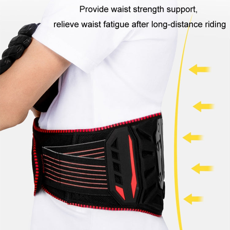 SULAITE Motorcycle Riding Breathable Anti-Fall Belt, Color: Red L/XL