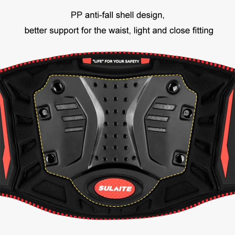 SULAITE Motorcycle Riding Breathable Anti-Fall Belt, Color: Red L/XL
