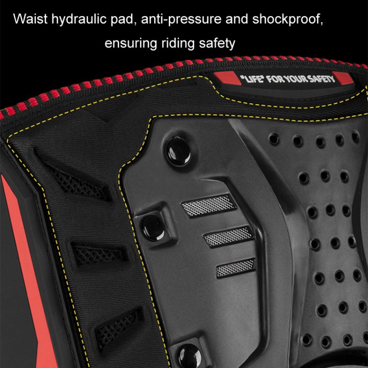 SULAITE Motorcycle Riding Breathable Anti-Fall Belt, Color: Red S/M