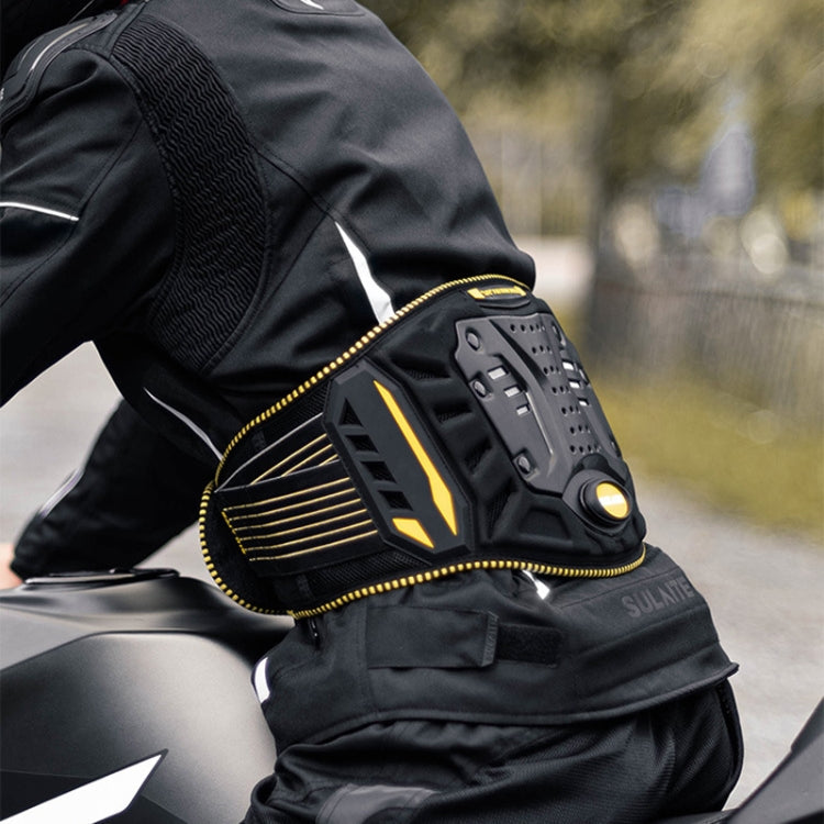 SULAITE Motorcycle Riding Breathable Anti-Fall Belt, Color: Yellow L/XL