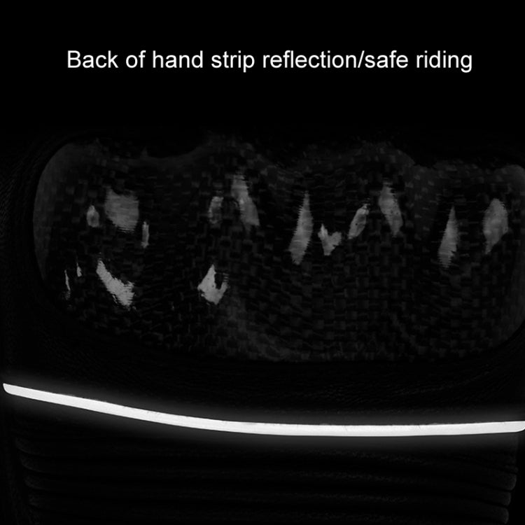 SULAITE Motorcycle Sheepskin Carbon Fiber Breathable Half-finger Riding Gloves, Size: XXL(Black)