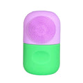 Beauty Capsule Tool Facial Massage Cleansing Silicone Compress Ice Compartment Mold(Purple Green)