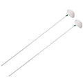 2pcs Medium Heads Silver Needle Goose Quill Stick Ear Picking Tool