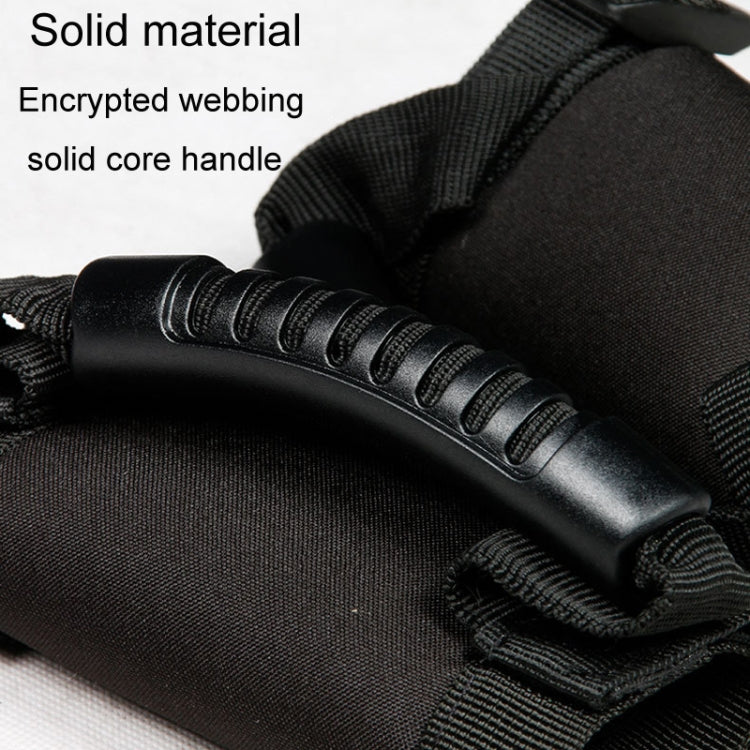 UTV Beach Bike Conversion Car Handle Rope Polaris RZR Non-Slip Handrail(Black)