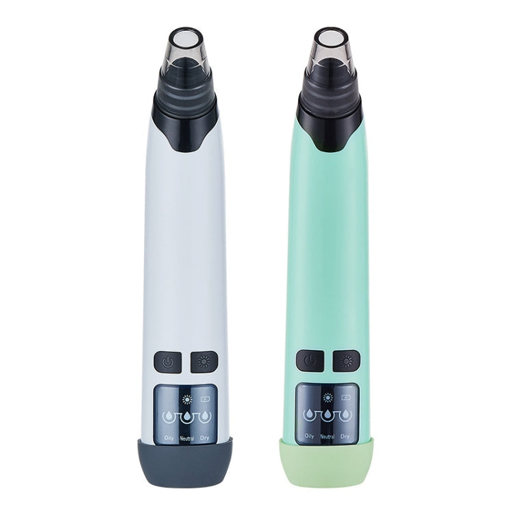 KS-X007 Electric Heating Hot Compress Pore Cleaner Home Facial Blackhead Acne Remover(White)