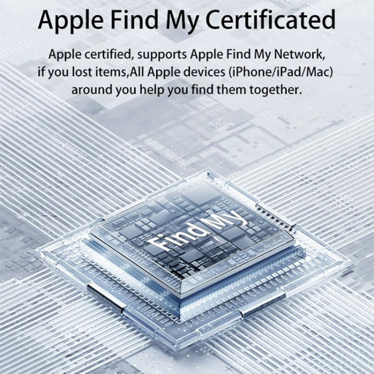 For Apple Series S10 Round Smart Global Anti-Lost Device IP67 Waterproof Locator(White)