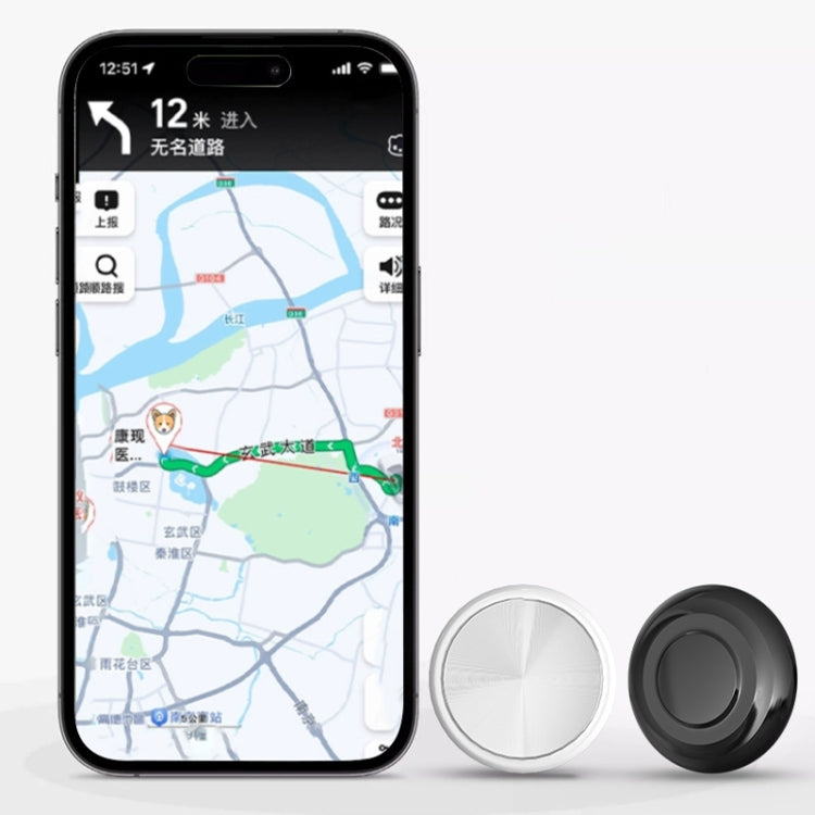 For Apple Series Global Positioning Smart Anti-Lost Device Mini GPS Pet Locator(Black)