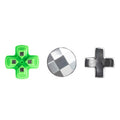 For PS4 Cross Key 3pcs /Set Gamepad Metal Buttons Mushroom Head Magnetic Base Cross Keys Accessory Set