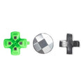 For PS5 Cross Key 3pcs /Set Gamepad Metal Buttons Mushroom Head Magnetic Base Cross Keys Accessory Set