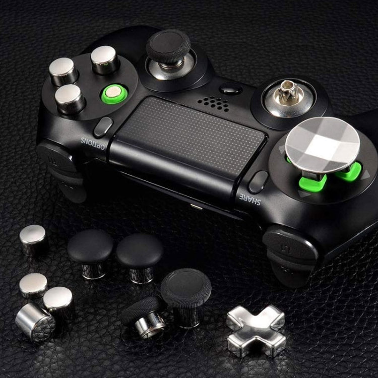 For PS5 20pcs /Set Gamepad Metal Buttons Mushroom Head Magnetic Base Cross Keys Accessory Set