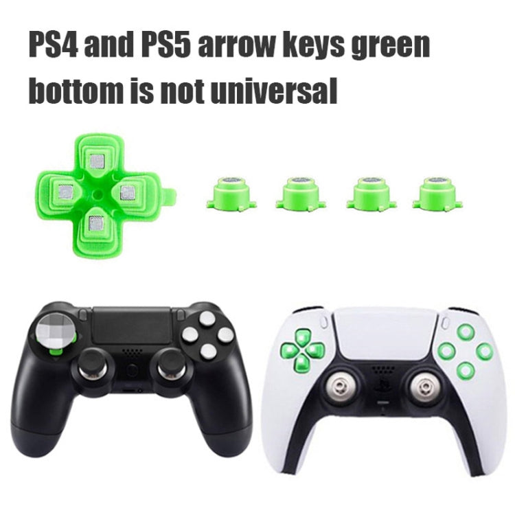 For PS4 20pcs /Set Gamepad Metal Buttons Mushroom Head Magnetic Base Cross Keys Accessory Set