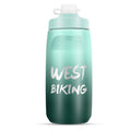 WEST BIKING 620ML Bicycle Water Bottle Portable Outdoor Cycling Water Cup, Color: Dark Green Gradient